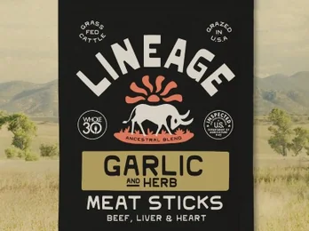 Lineage Provisions Garlic and Herb pack on a desert pasture