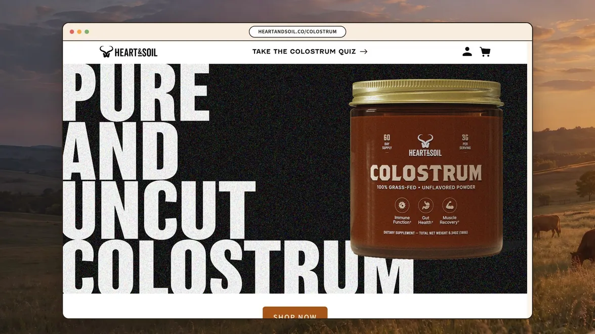 Colostrum story page