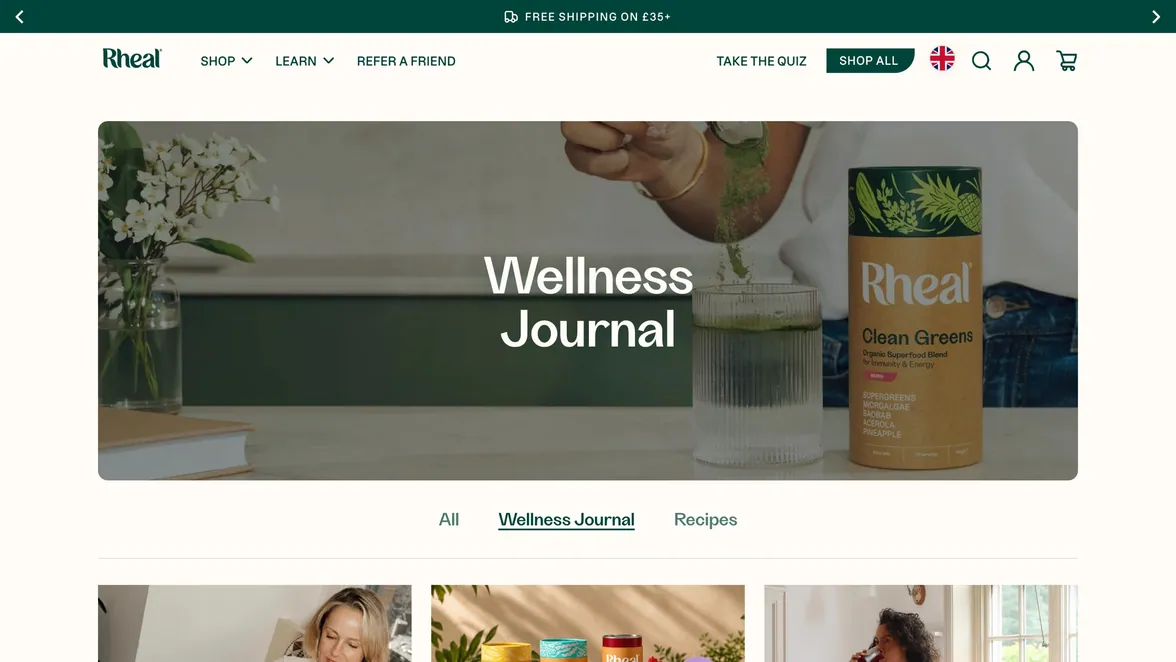 Rheal wellness journal